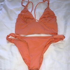 Frankies bikinis orange set